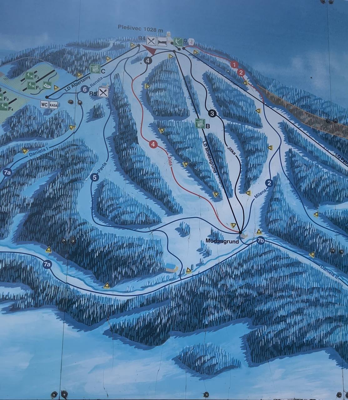 Plesivec Mountain – Ski Resort and Day Trip from Karlovy Vary, Summer & Winter